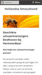 Mobile Screenshot of hollandse-smoushond.nl